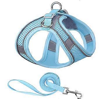 Soft Mesh Dog Harness And Leash Set For Walking, For Small Dogs And House Cats