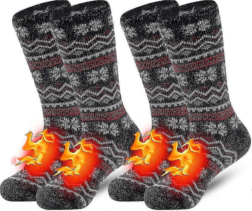 Calzini termici caldi Newway, stivale foderato in pelliccia invernale unisex calzini riscaldati isolati spessi