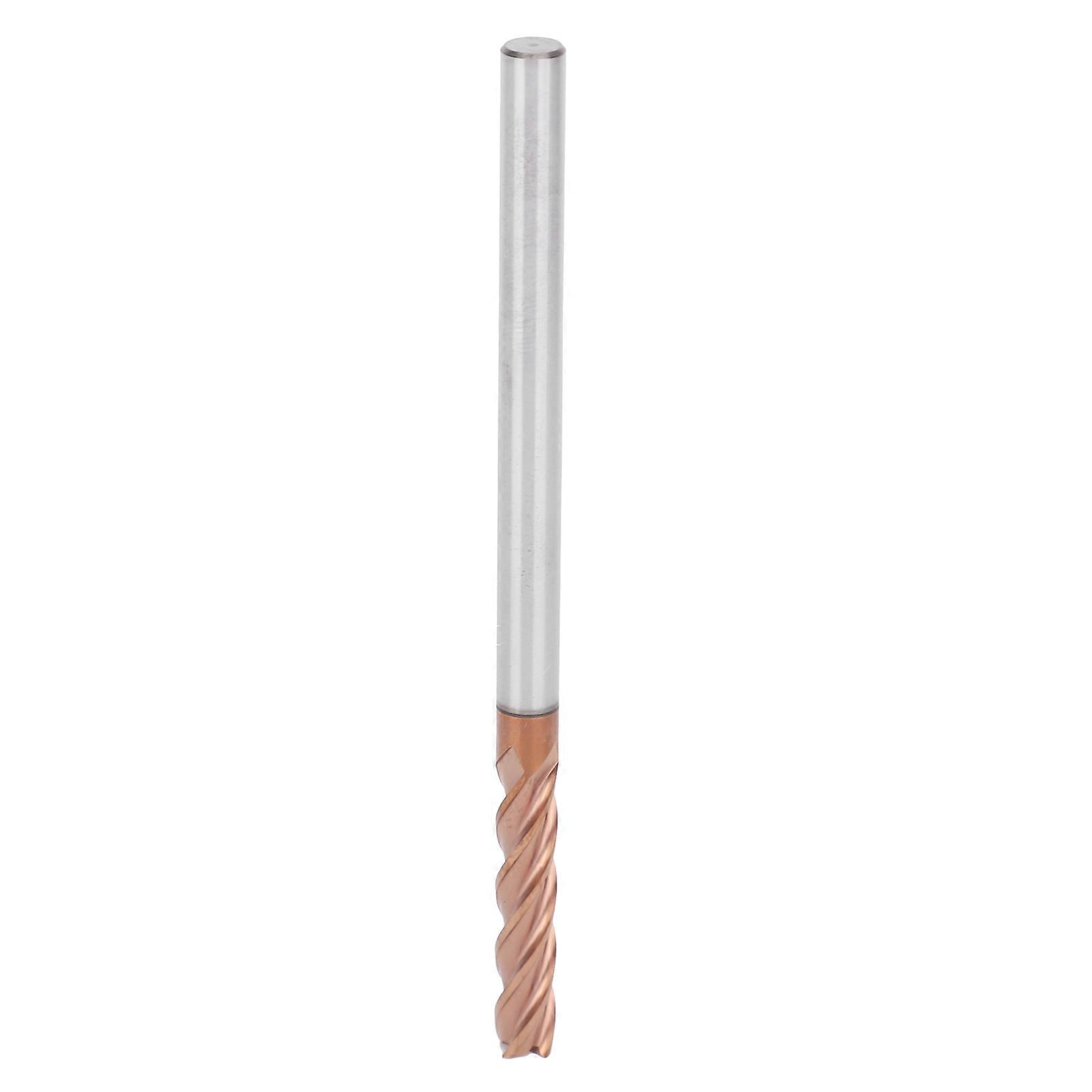 Router Cutting 4 Fultes CNC Tungsten Steel Milling Cutter Tool 6D x 35 x 100L x 4F - High-Speed Engraving Tool