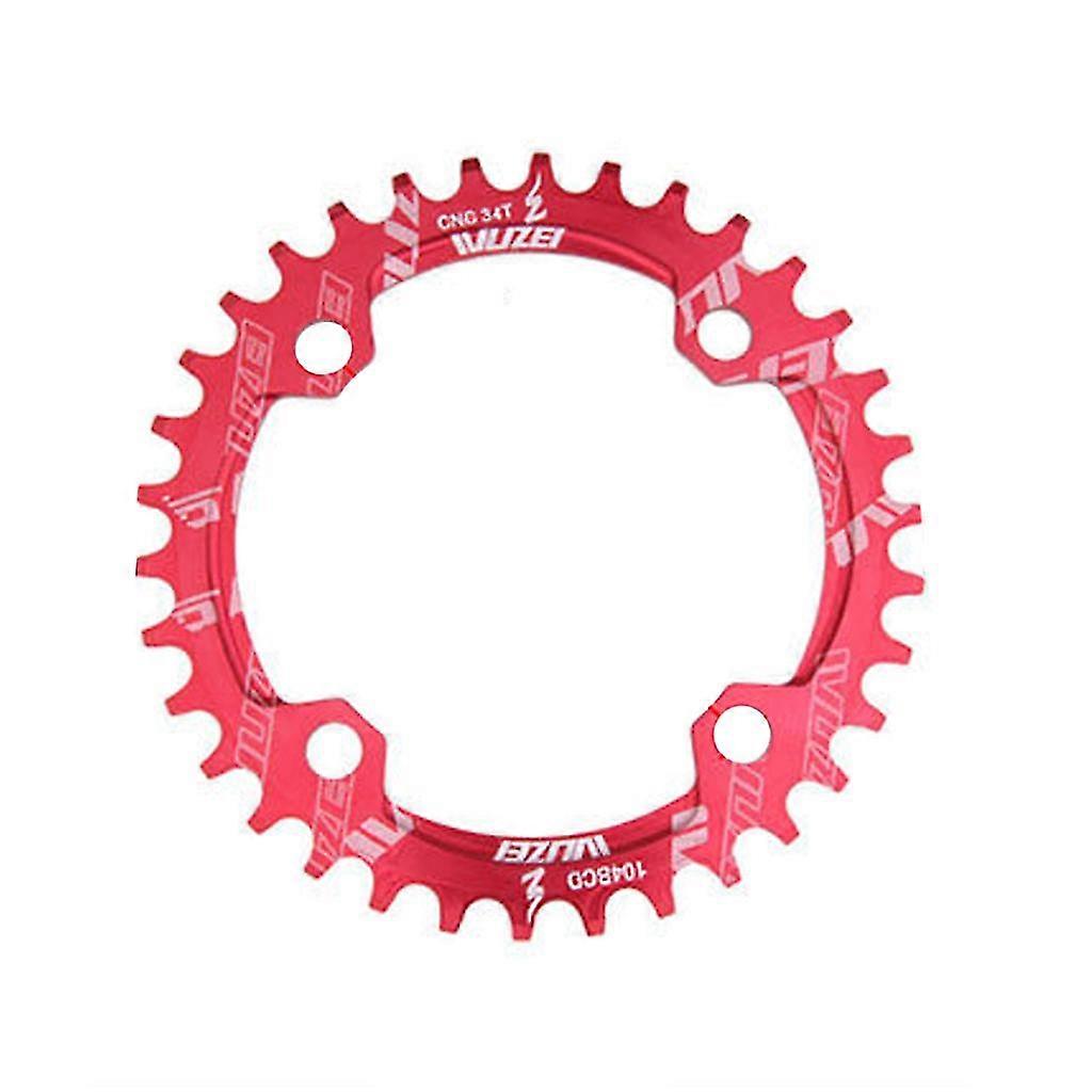 104bcd 32-42t Pyöräketju Mtb Ketjurengas Kapea Leveä Soikea Pyöreä Hammas