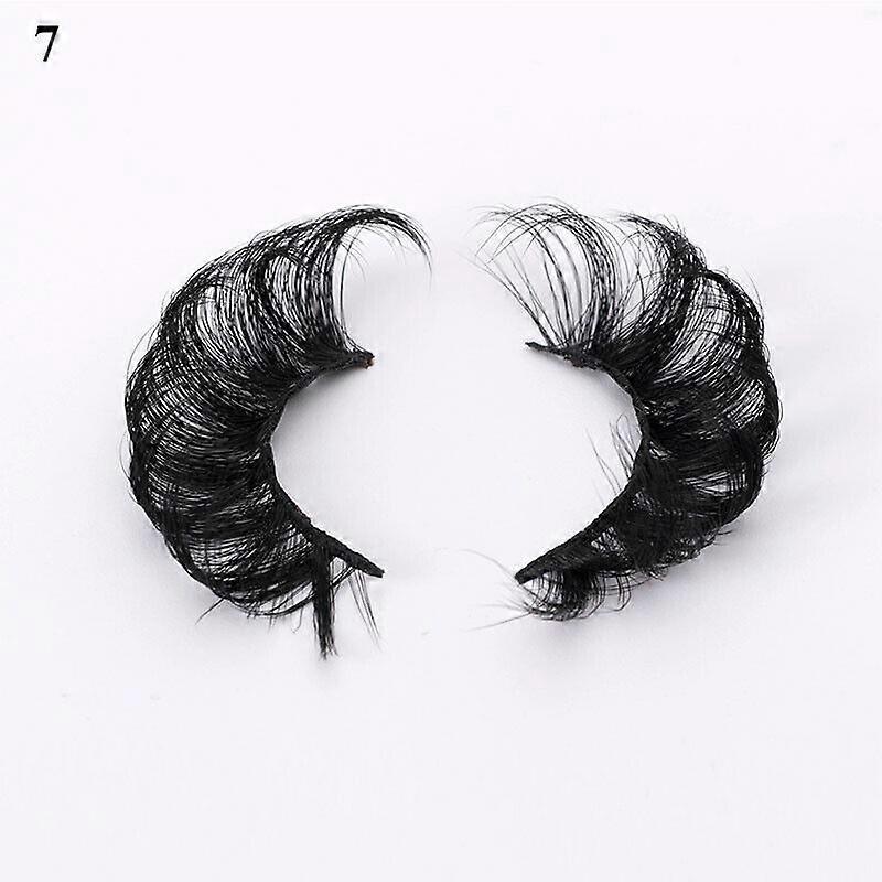 3Pairs Eyelashes Dramatic Russian Strip Bushy DD Curl Lashes Faux Mink False