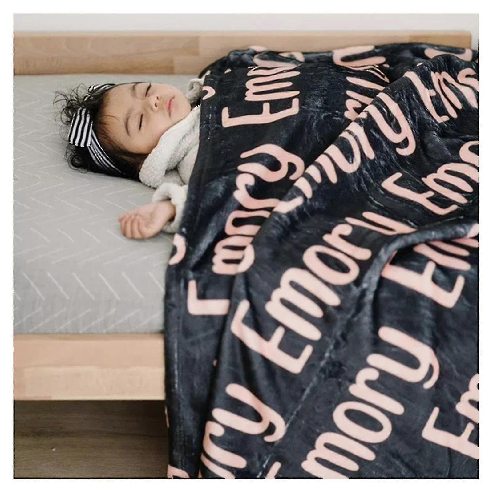 Personalized Name Blanket Name Blanket Design Font Color Great Gift For Birthday Christmas-yvan