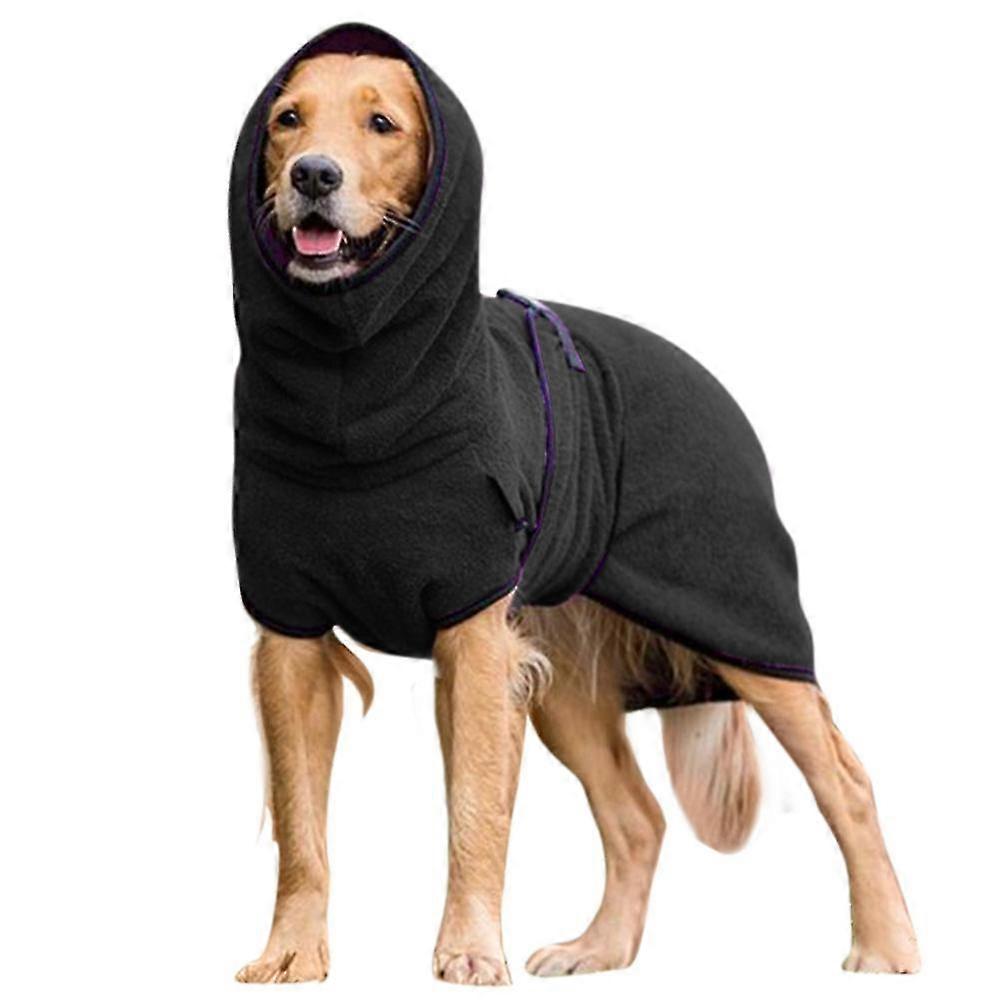 Pet Dog Clothes Towelling Drying Bathrobe Coat Puppy Warmer Apparel