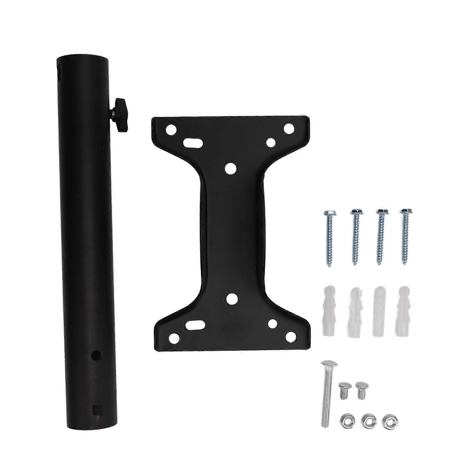 Satellite Roof Mount Kit, Weatherproof Black Stainless Steel Satellite Pole Mount Bracket for Starlink V2 for Starlink Satellite Internet Kit