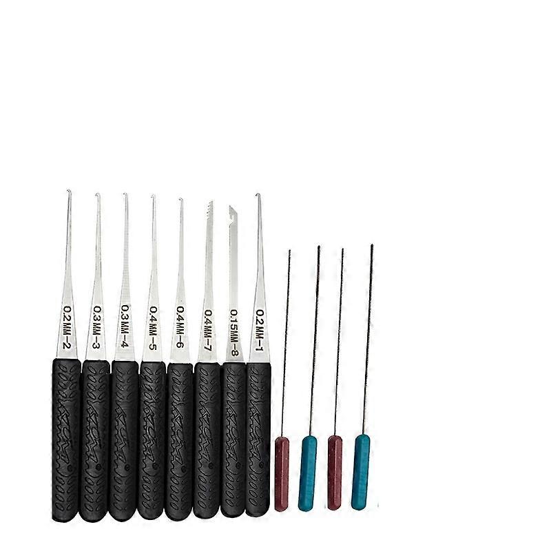 Professional lock selection set, hand tools, locksmith tools, remove hooks, locking pin, broken key extractor