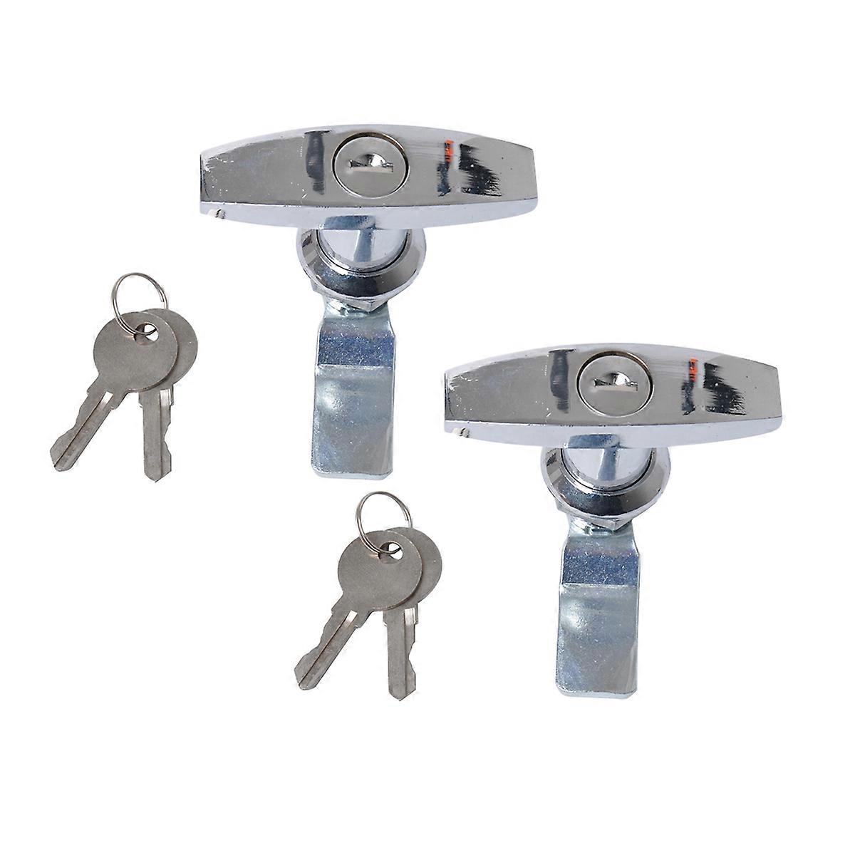 T -shaped anti -theft handle locks, predict t handle, garage door lock, distribution cabinet, caravan, trailer, toolbox, 2 rooms