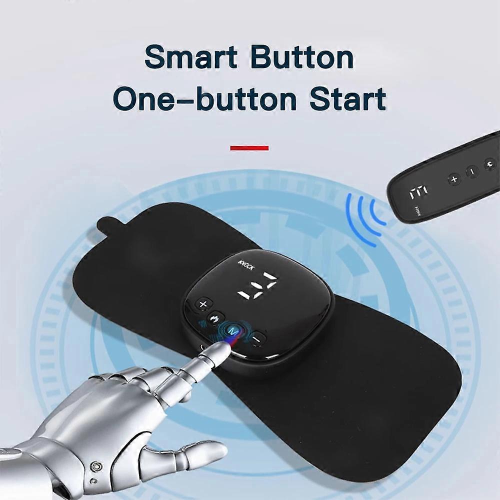 Ems パルスネックマッサージャー充電式パッチ 10 頸部マッサージレッグマッスルスティミュレーターリリーフペインボディマッサージャーフィットネスリラックス。