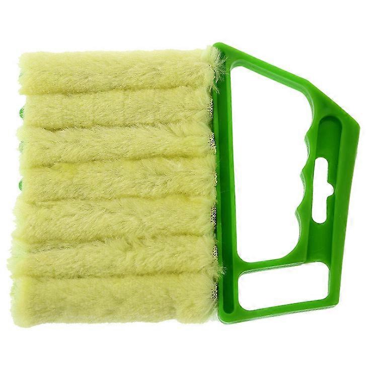 Blind Cleaner Duster Tool, 7 Finger Dusting Cleaner Tool for Window Blinds Shutters Household Cleaning Dust Brush with 7 Removable Microfiber Sleeves