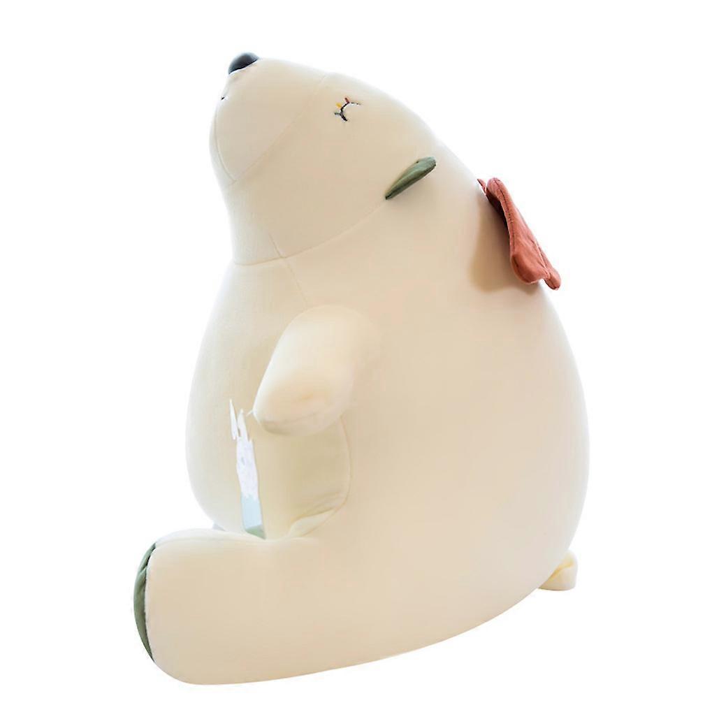 ホワイトシッティングベアアニメぬいぐるみ キッズギフト23cm