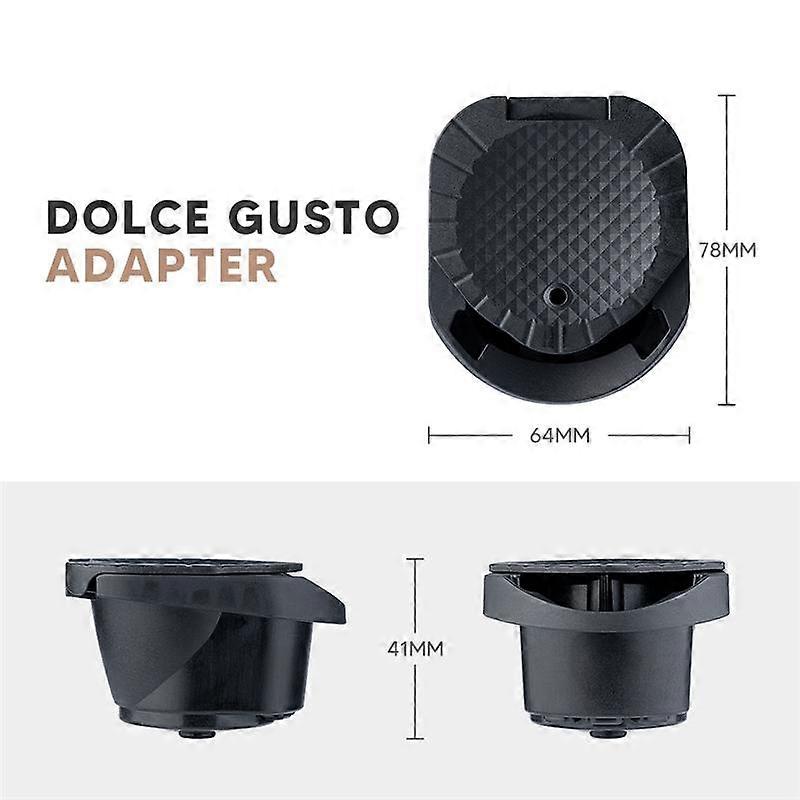 Kapseladapter til kapsler Konverter Crema Make for kaffemaskine Piccolo Xs Genio 2A