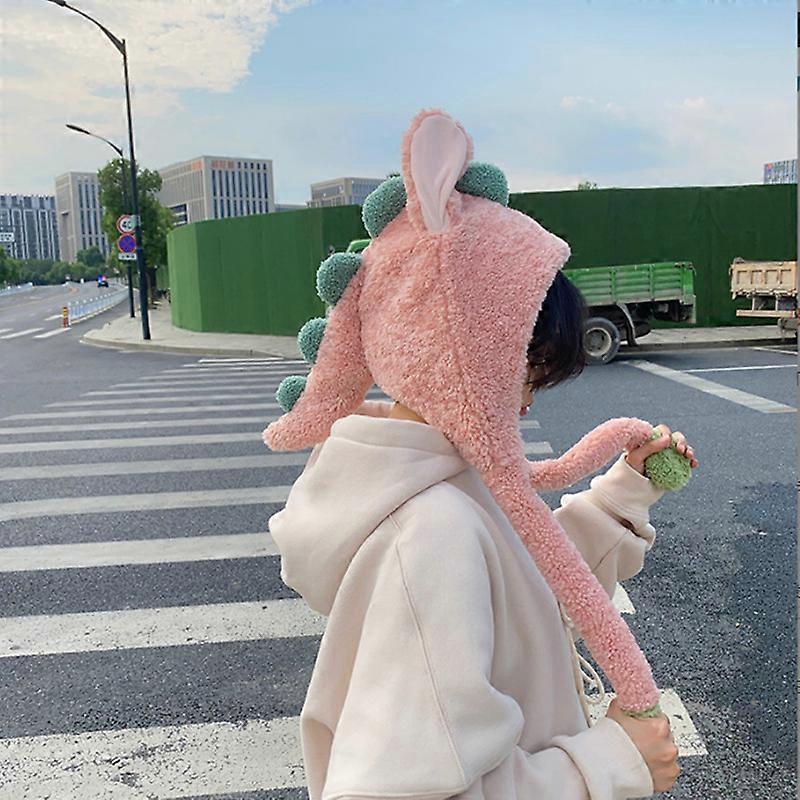 Plush hat with ears, length 60cm
