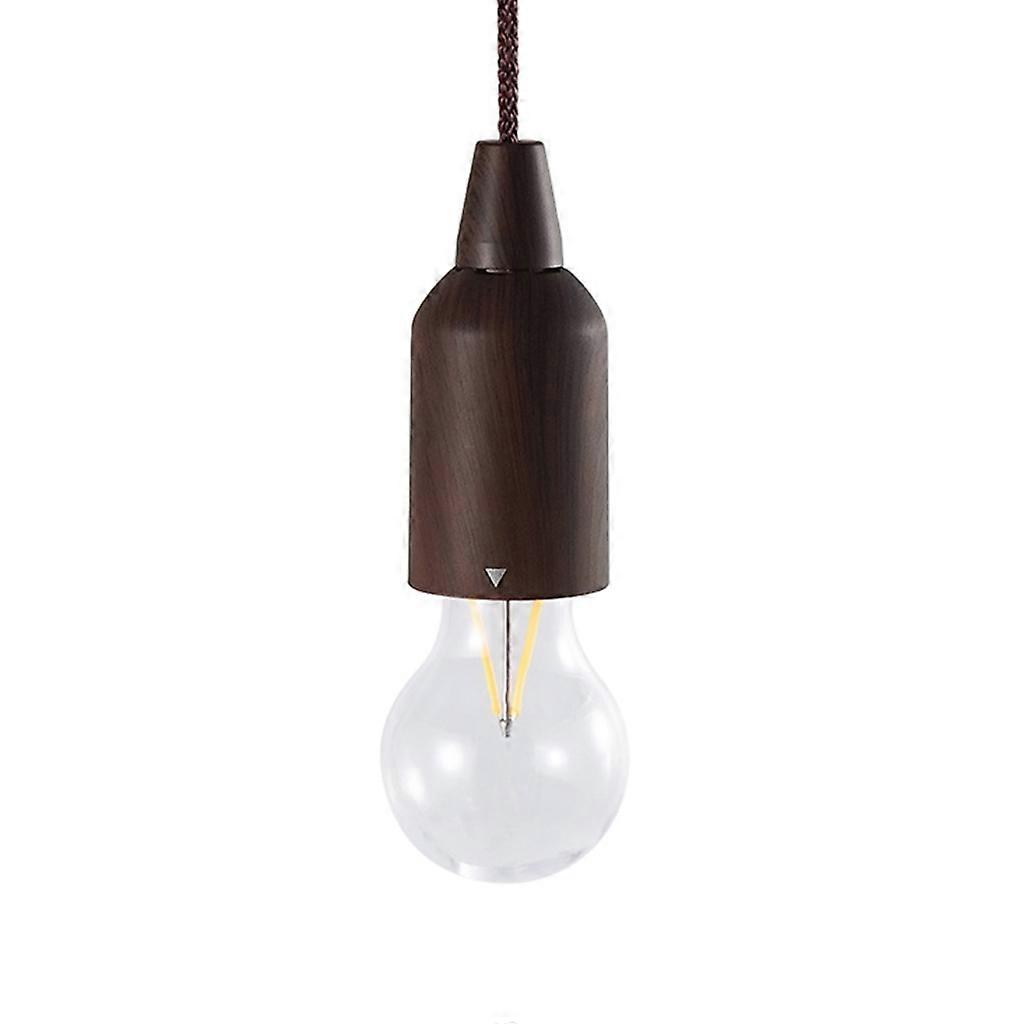 Bærbar Camp Light Pull String Lyspære Telt Lampe Vanntett for Bryllup