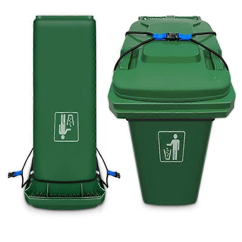 Multifunctional fixed rope garbage bin lock cover lock Outdoor garbage bin Heavy elastic rope garbage bin lock catch (prevents small animals from flip