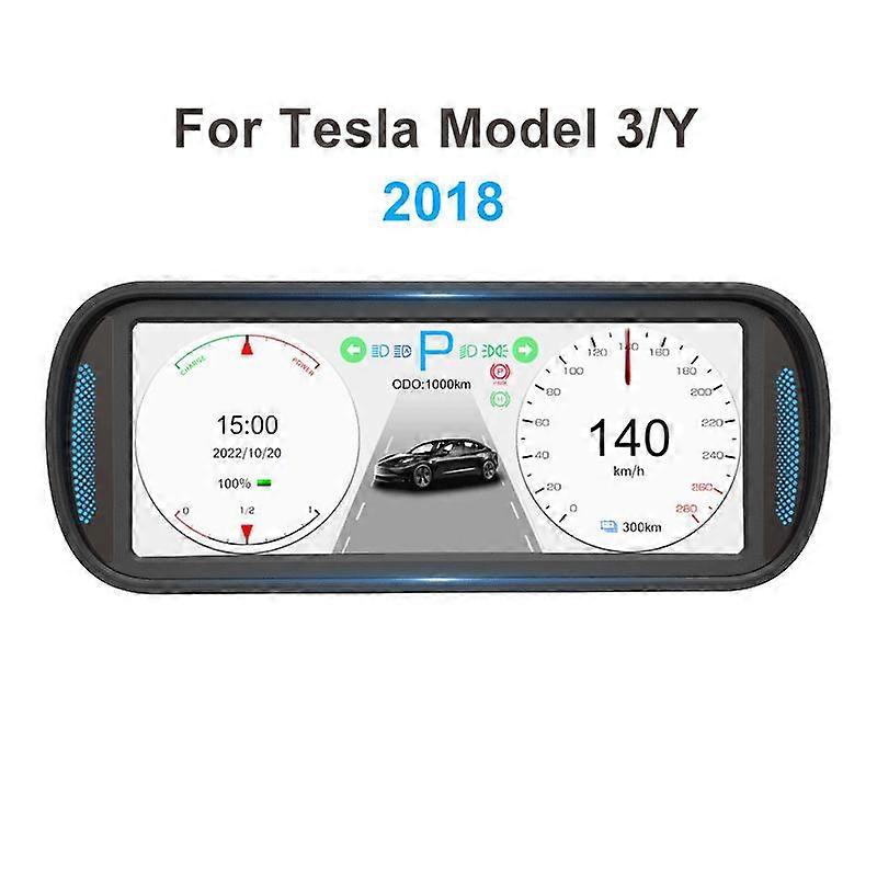 For Tesla Model 3 Hud Head-up Display Speedometer Digital Dashboard Instrument Panel for Tesla Model Y 6.8'' HD IPS Touch Screen