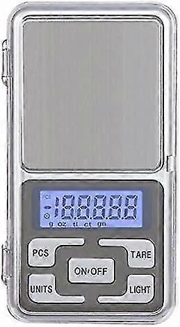 電子スケール、ポケットスケール、ジュエリー/紅茶/酵母/コーヒーキッチングラム用500g / 0.1gミニデジタルポケットスケール(500g / 0.1g)