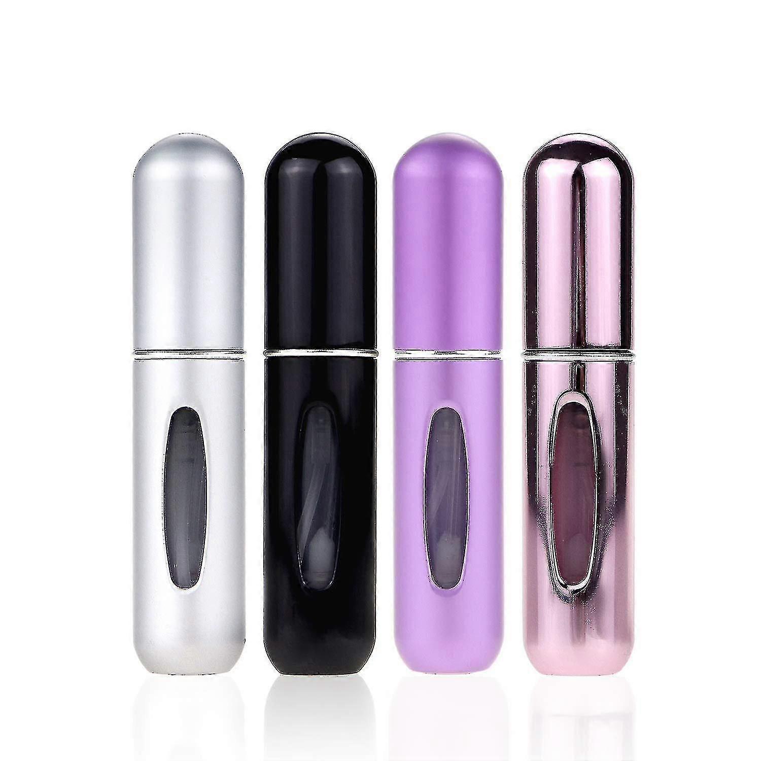 4pcs Portable Mini Refillable Perfume Spray Bottle, Sprayer Refillable Perfume Spray