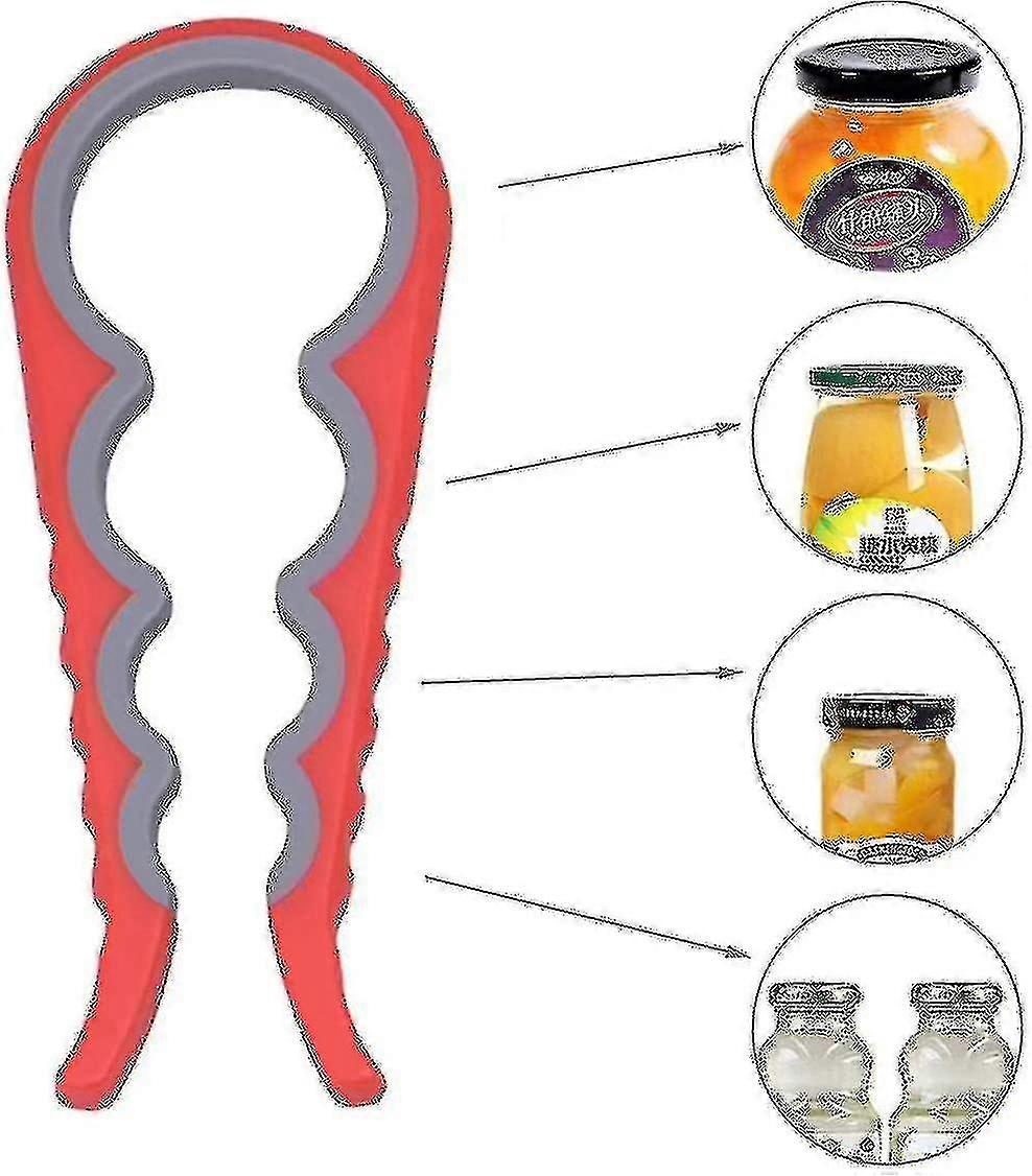 Bottle Opener, Bottle Opener Set Of Two, Wine Opener For Kitchen, Bar, Party, Etc., 1 Set, Red