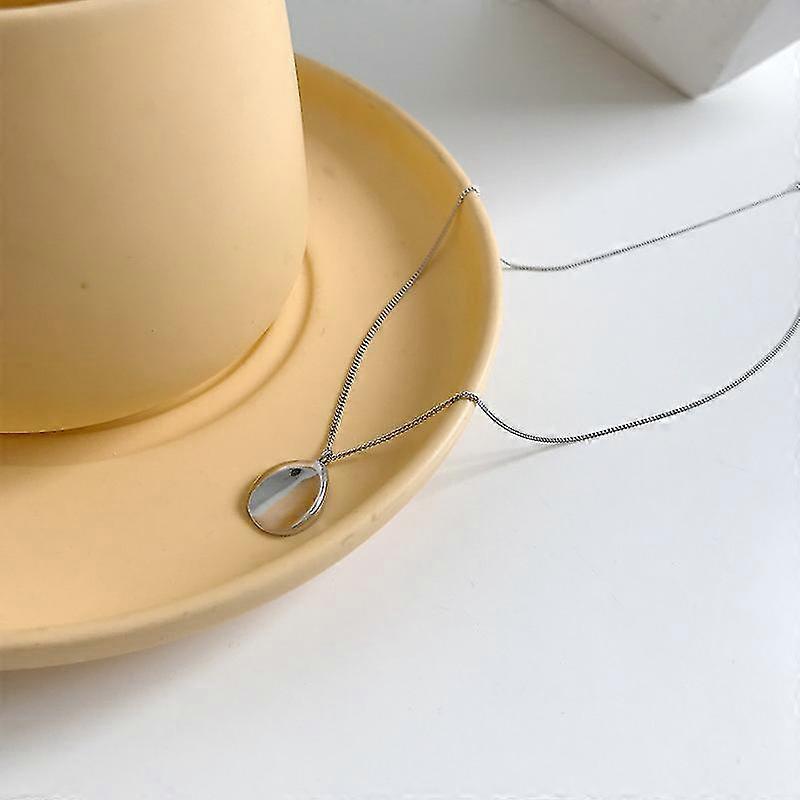 Halskette Silber S925 Wassertropfen Modeschmuck AC7355