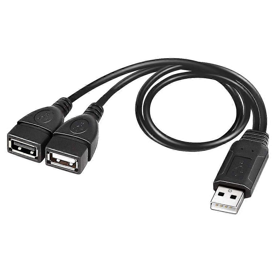 Cabo divisor USB, USB 2.0 A macho para USB fêmea duplo, cabo divisor Y para carregador