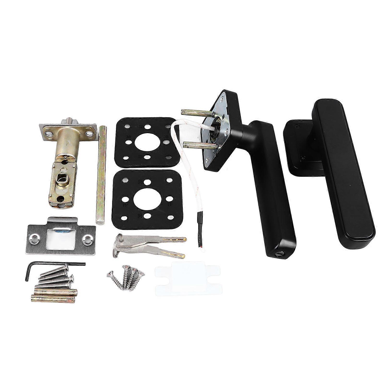 Fingerprint Door Lock Smart Biometric Passcode Keypad Keyless Entry Deadbolt Handle with Bluetooth Remote Control for Tuya