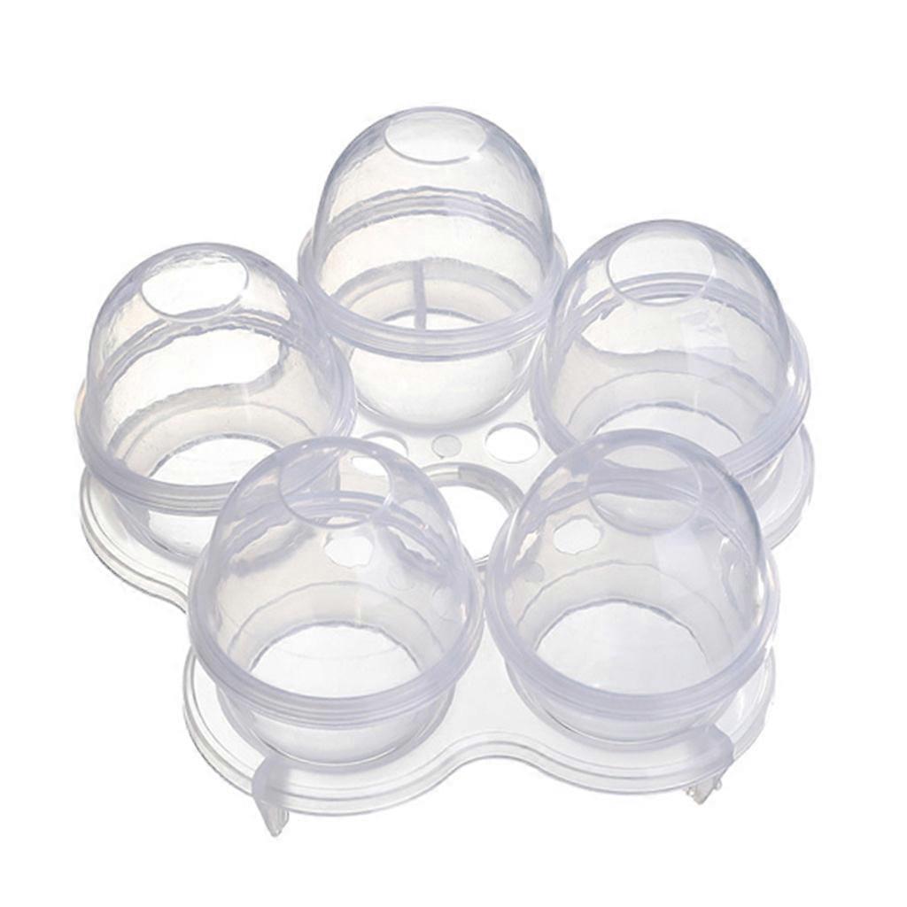 Egg Poachers NON-stick Cooking Hard Boil Eggs Cooker Without Shells 5 Eggs