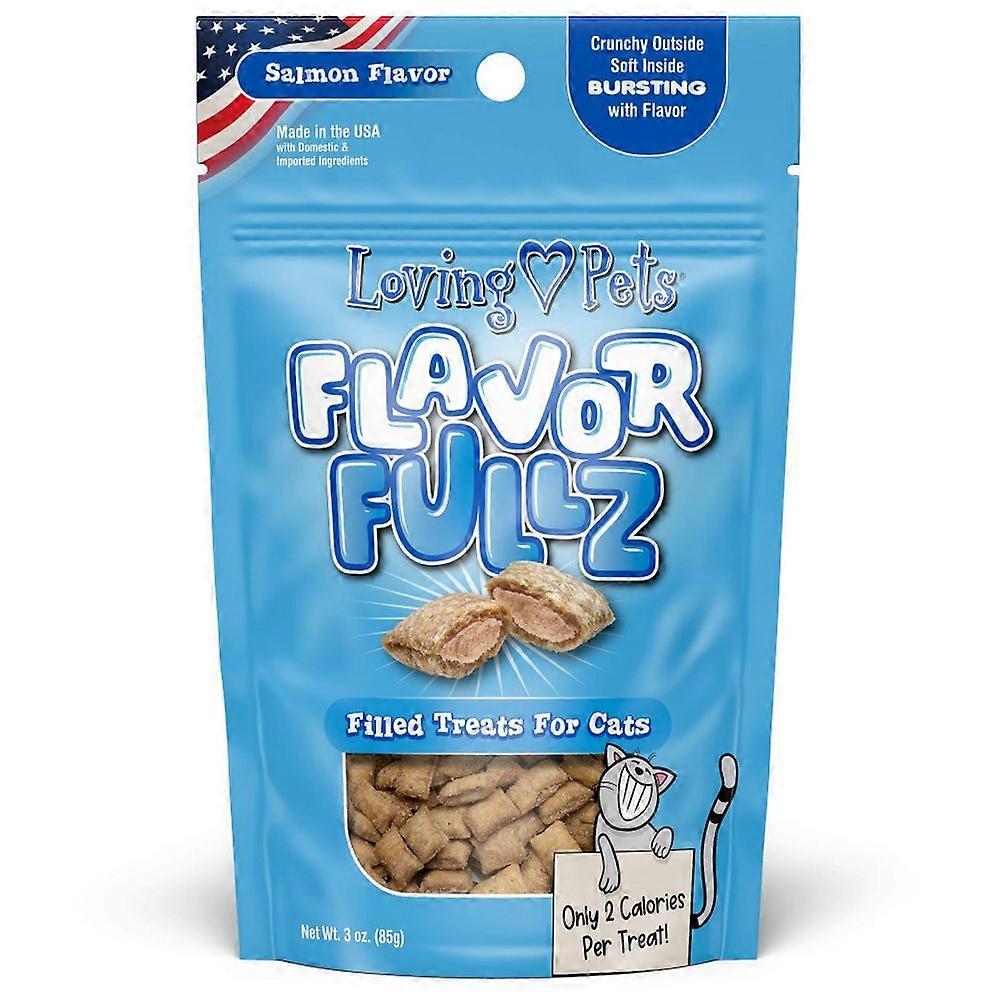 Loving Pets Flavorfullz Filled Cat Treats, Salmon, 3 Ounces