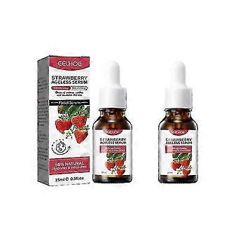 Eelhoe Strawberry Anti-wrinkle Essence aclara manchas, líneas finas, ilumina, hidrata, reafirma la piel, esencia antiedad