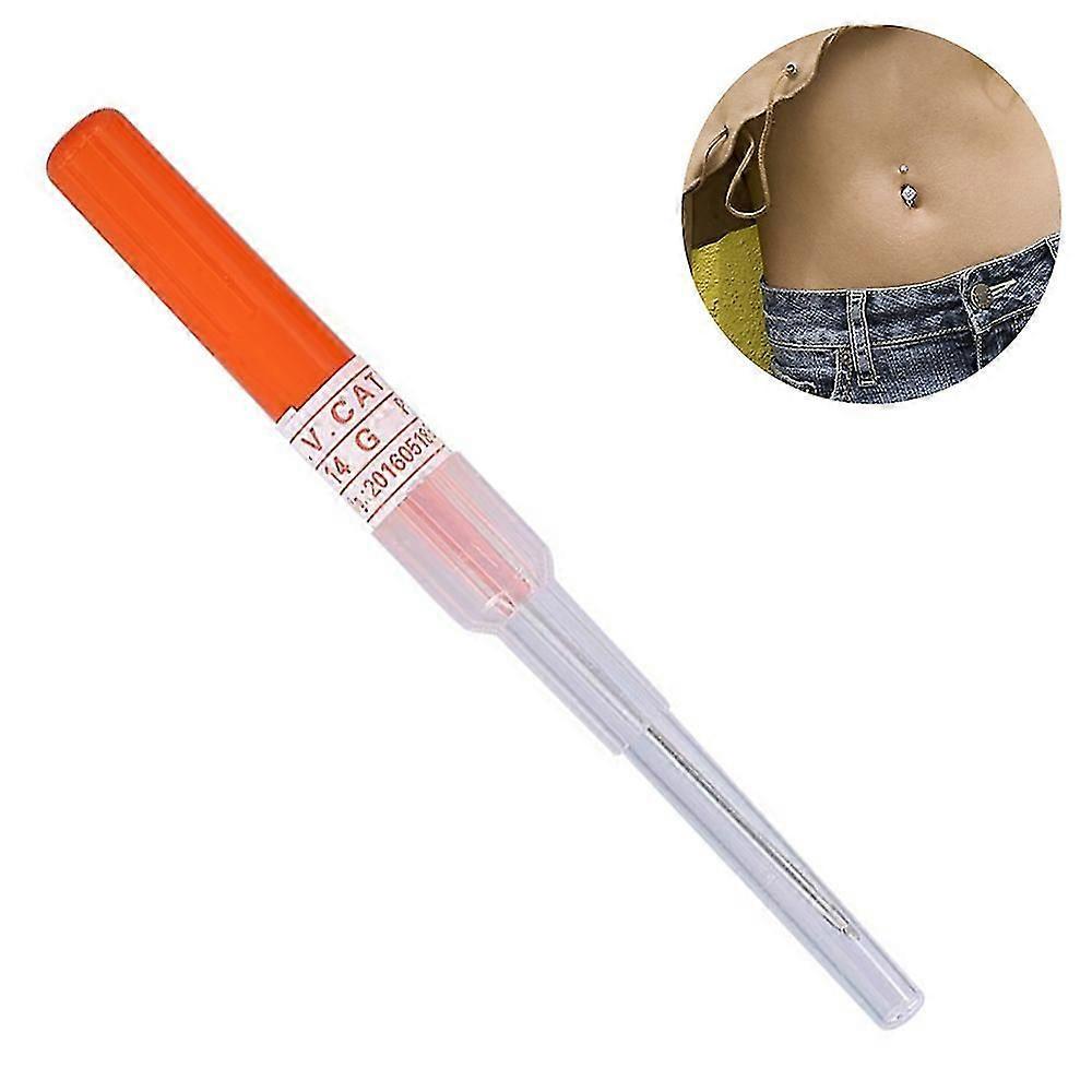 Ear Nose Piercing Needles 5 Pieces Mixed Piercing Needles 14g /16g /18