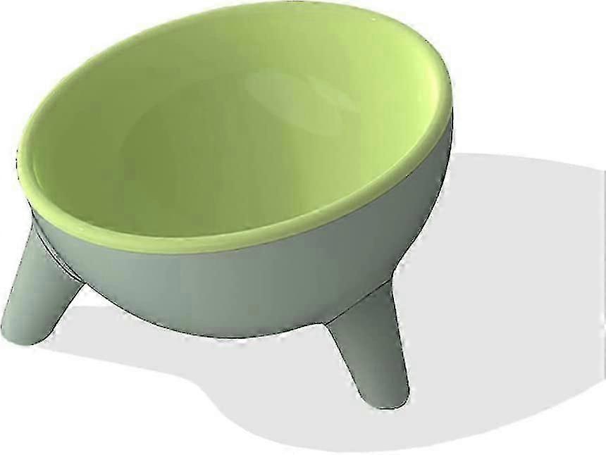Cat Feeding Bowls Tilted Raised,elevated Single Cat Water Bowls With Stand Multi-color Optional
