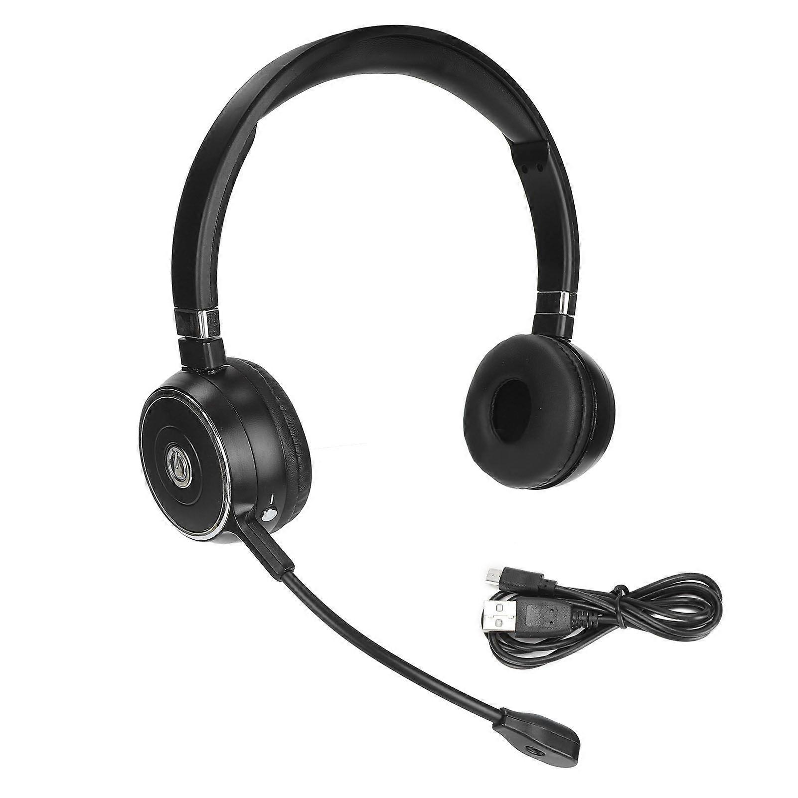 Telephone Headset Wireless Bluetooth Binaural Single Directional Anti Noise Office Headset