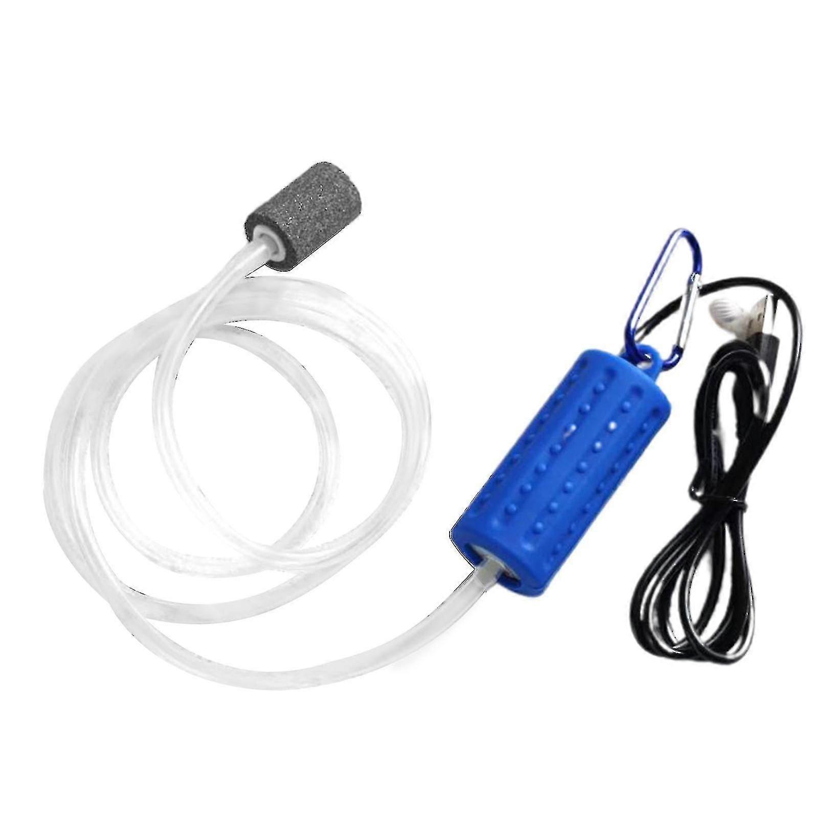 Pompe à air à oxygène Portable Haute sortie Silicone Mute Alimentations d’économie d’énergie pour poisson