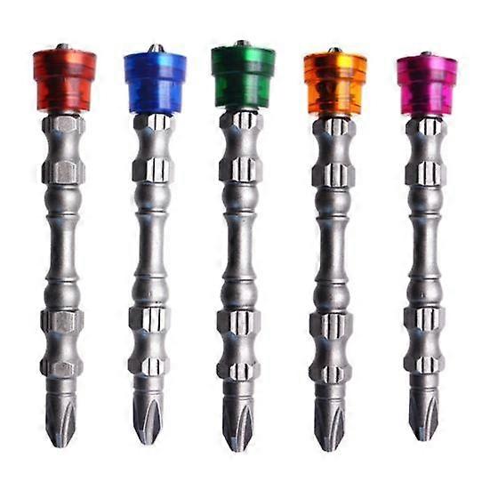 5Pcs Magnetic Double-use Cross Heads PH2 Electric Screwdriver Bit Power Tools
