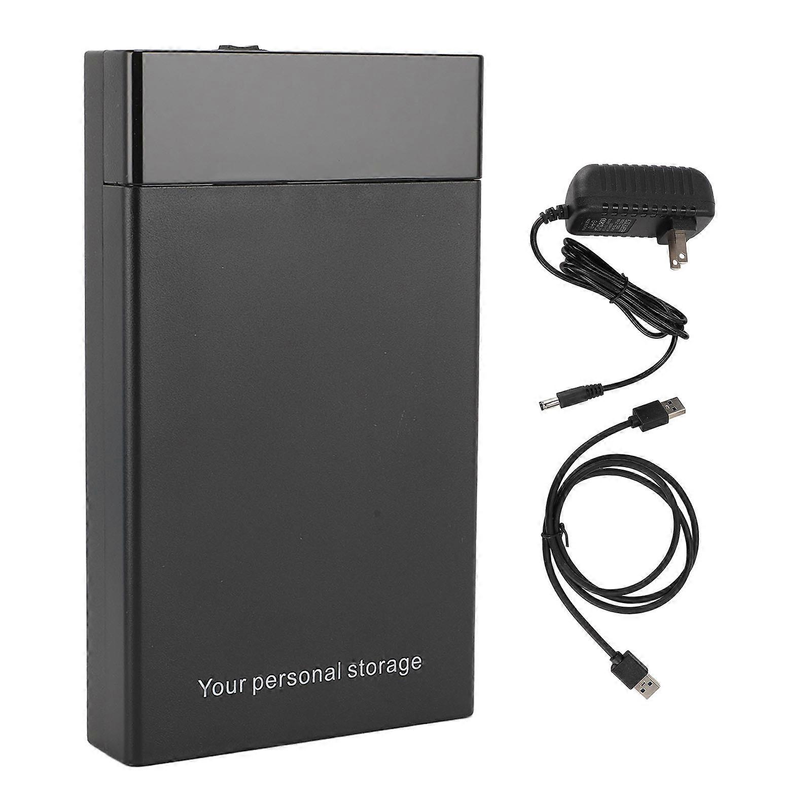 Hard Drive 16TB 5Gbps USB3.0 Plug and Play External Hard Drive Enclosure for 2.5 3.5 Inch HDD SSD