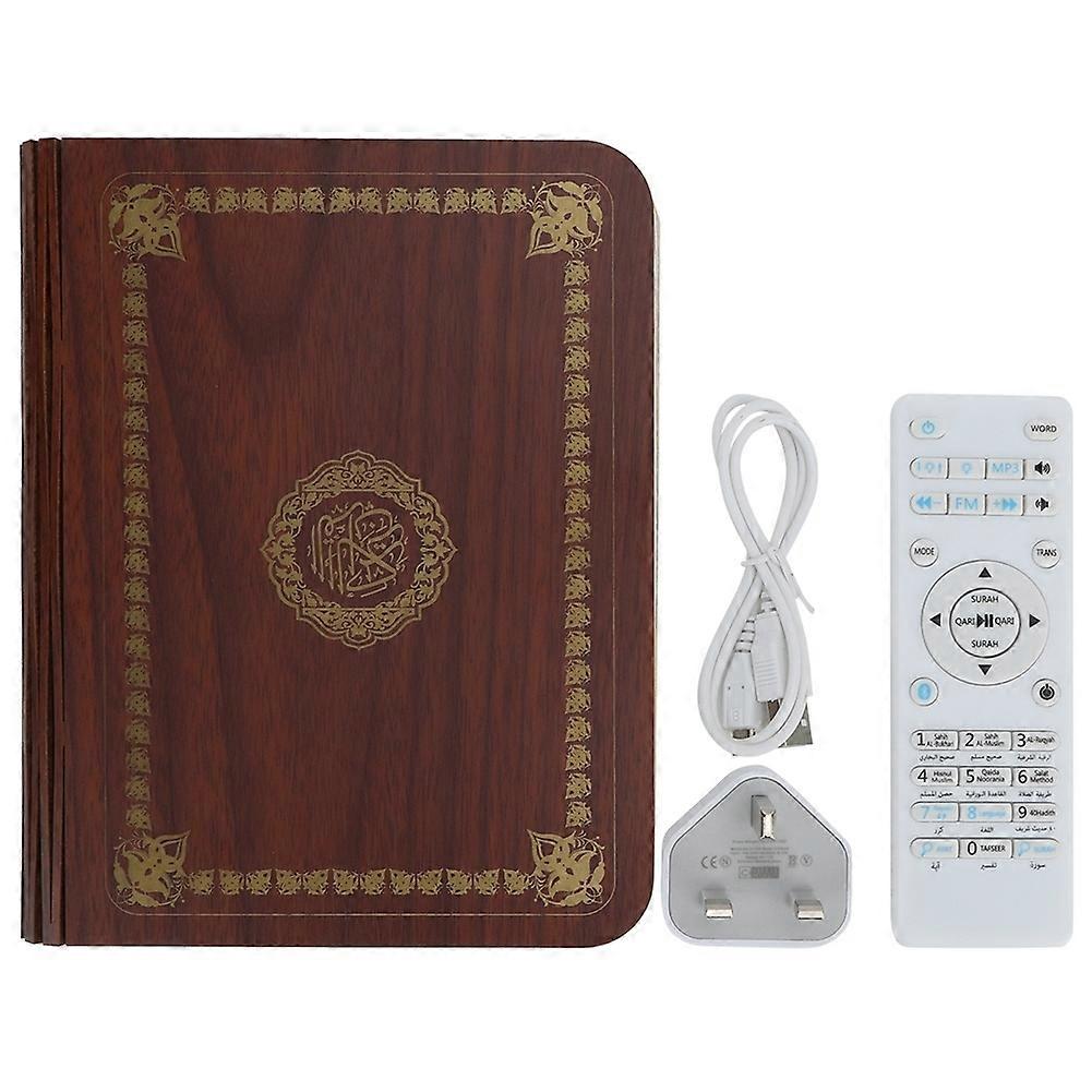 LED Foldable Book Lamp Night Light Quran Speaker Remote Control Dimming