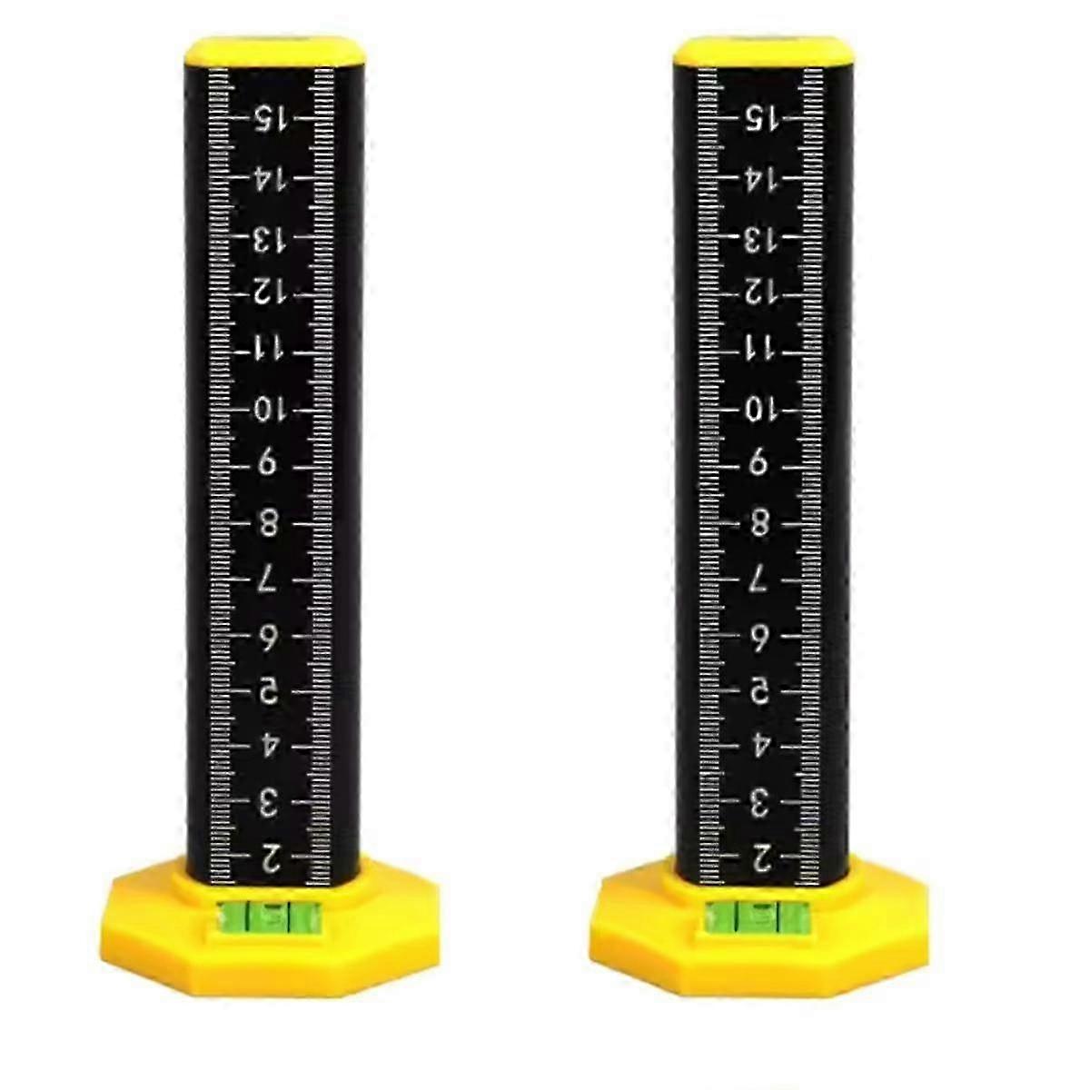 2pcs Woodworking Leveling Ruler Light Steel Keel Leveling Tool Special Ruler Equal Height Level Dua