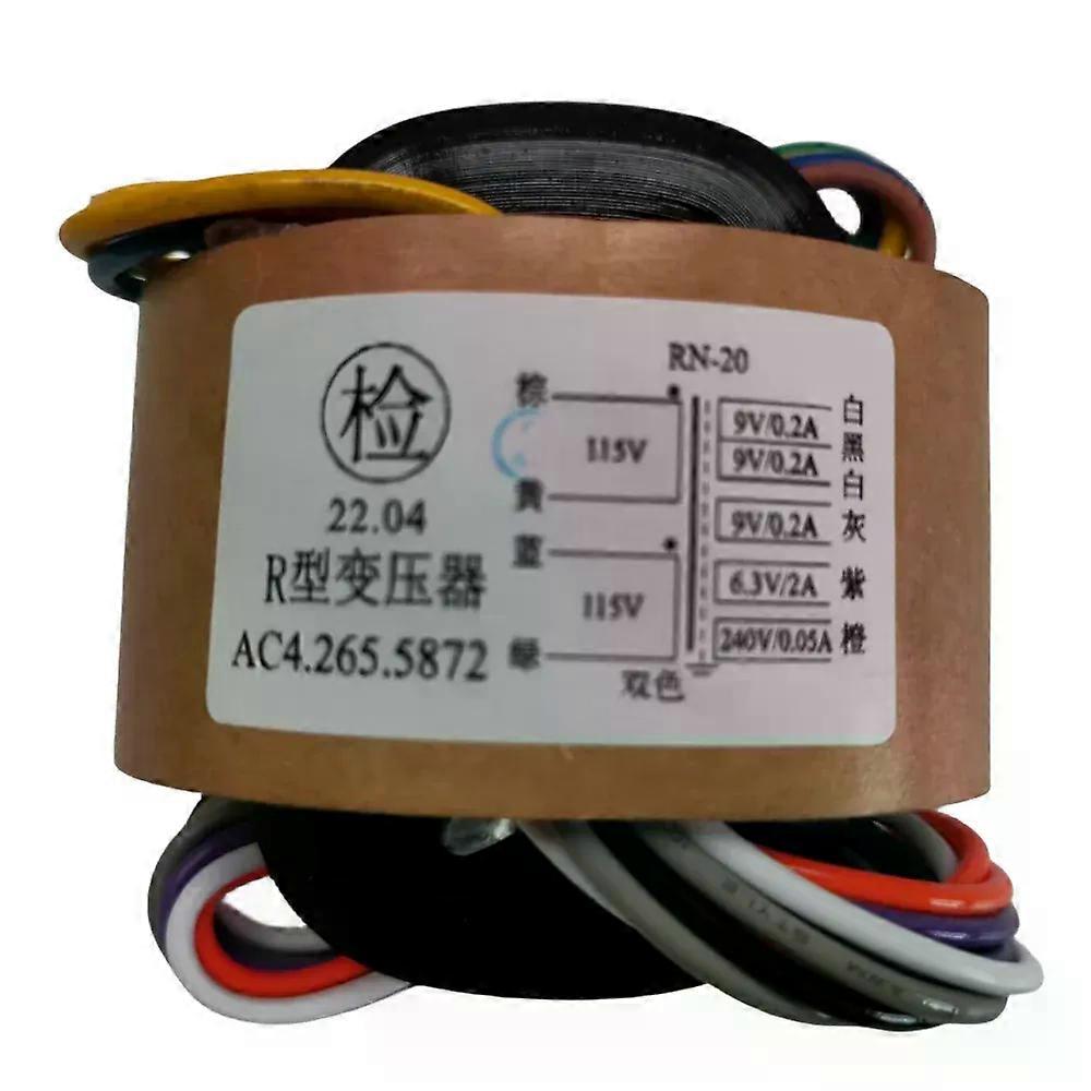 1pc 30VA 30W 9V*3 + 63V + 240V R-Core Transformer for TUBE preamp / DAC / amp