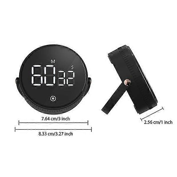 Küche Timer Led Digital Electronic Timing mit Halterung Weiß