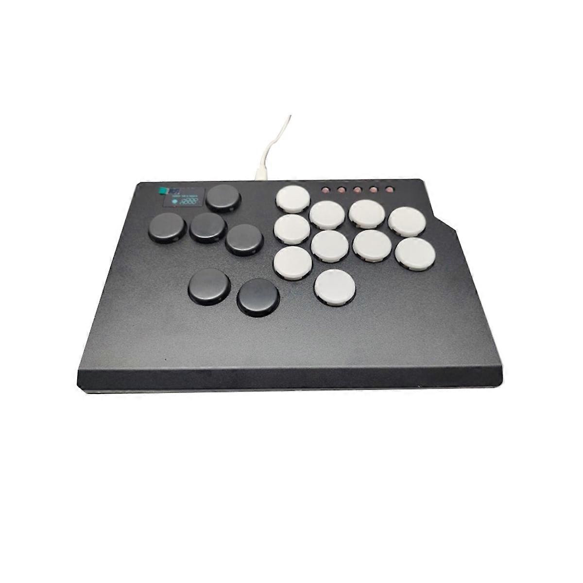 16Keys Game Keyboard Leverless Controller Fighting Gaming Joystick for Pc//// Steam Arcade Pc Gift A