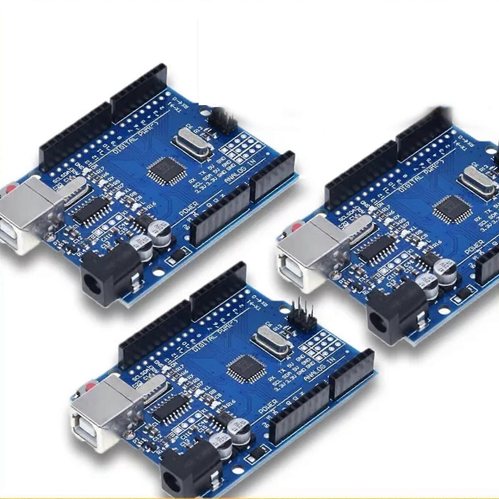 3 enheder CH340-kort ATMEGA328P kompatibel med Arduino UNO R3 IDE