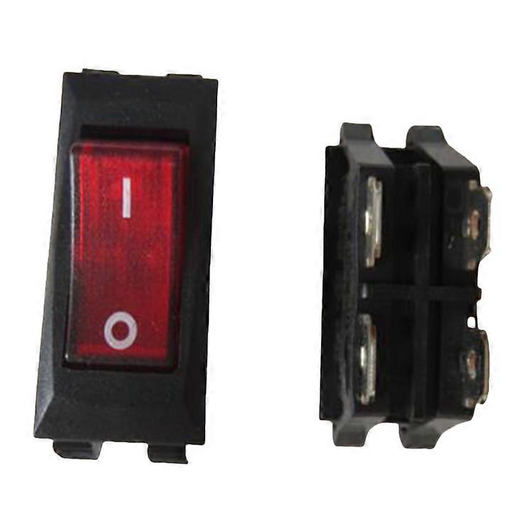 Power Rocker Switch RF-1009 4-Pin 2-Gear with Light Rocker Toggle Switch 16A (Button Zero One Sign with Light)