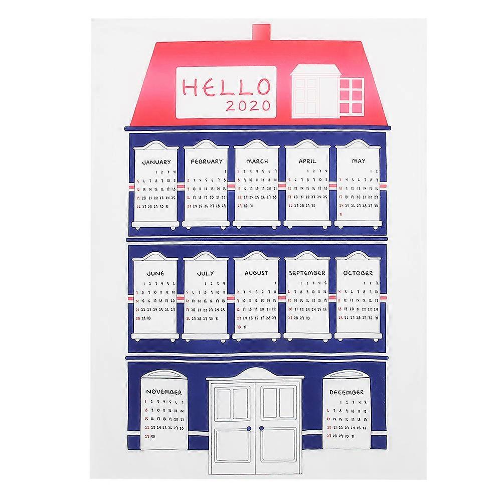 House Pattern, Calendar, Wall Hanging, Decor, Home Study