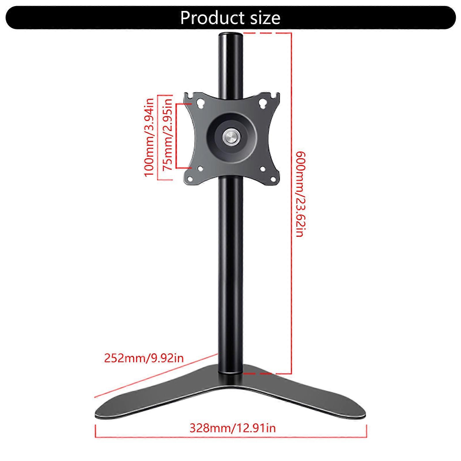 BONTEC Support Ecran PC Moniteur Pour Ecran LCD LED De 13 à 27 Pouces
