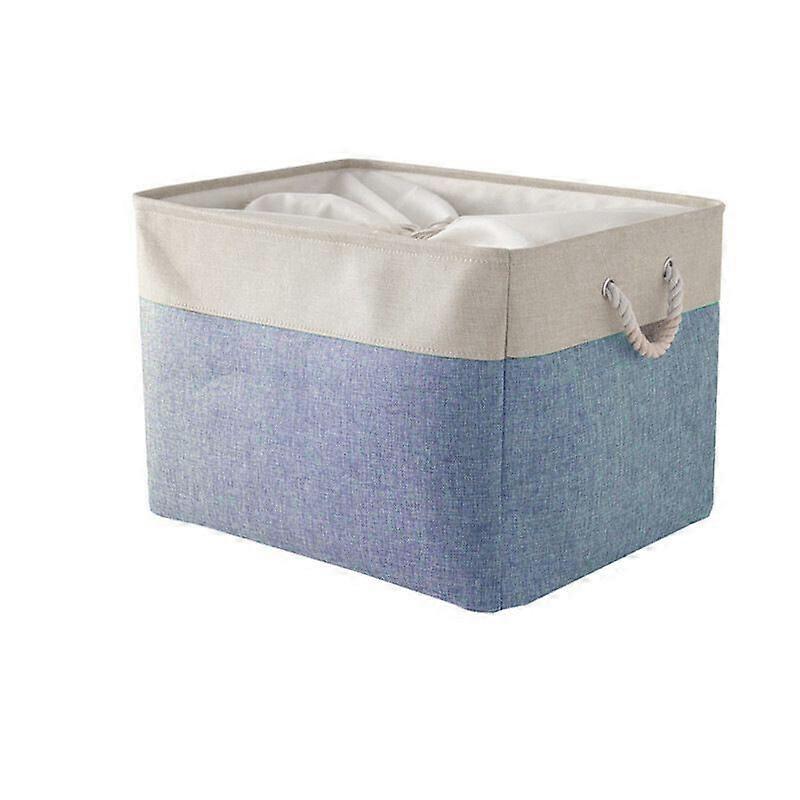 سلال تخزين للتنظيم ، صندوق تخزين مستطيل كبير ، منظم قابل للطي من القماش للخزانة ، لعب الأطفال ، الملابس ، المنزل ، المكتب