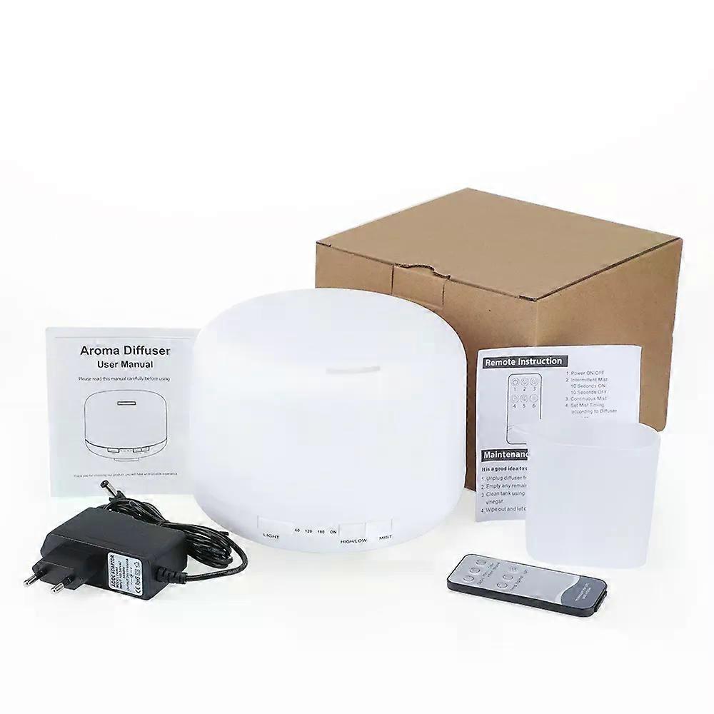Air Humidifier Essential Oil Diffuser 500Ml Aroma Diffuser For Home With Led Lamp Remote Control Room Fragrance Mute