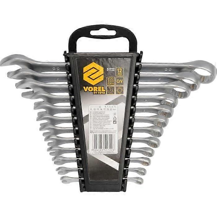VOREL Mixed Key Set 12 pcs 6-22 mm