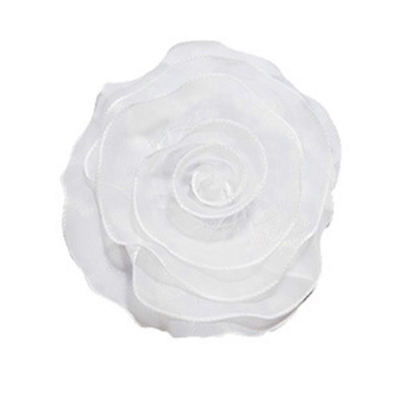Elegant Flower Corsage Pin Adornment Eye catching Big Flower Lapel Pin Delicate Fabric Flower Brooch Pin Accessoy