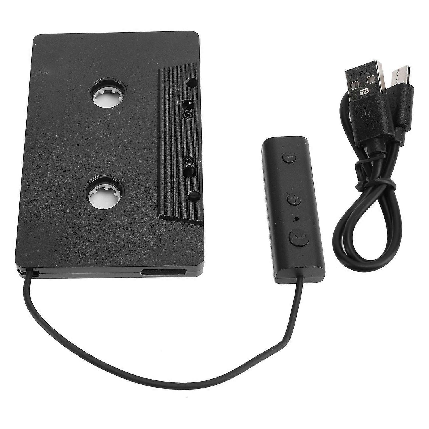 Bluetooth 5.0 Car Cassette Converter 4 Channel Car Cassette Tape Adapter Sound Receiver Plug and Pla