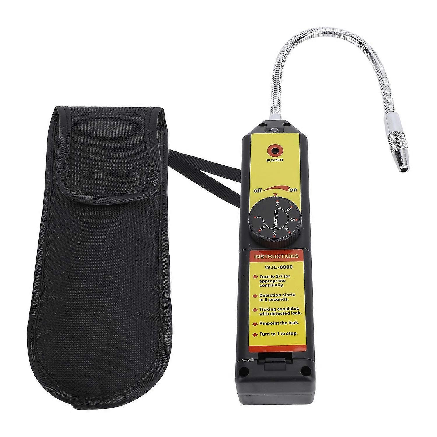 HVAC Refrigerant Leak Detector 7 Levels Sensitivity Adjustable Freon Gas Leakage Tester for Air Cond