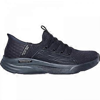 Women's Skechers Relaxed Fit Sport - Ballet Chic | Black | Womens Slip On Trainers
