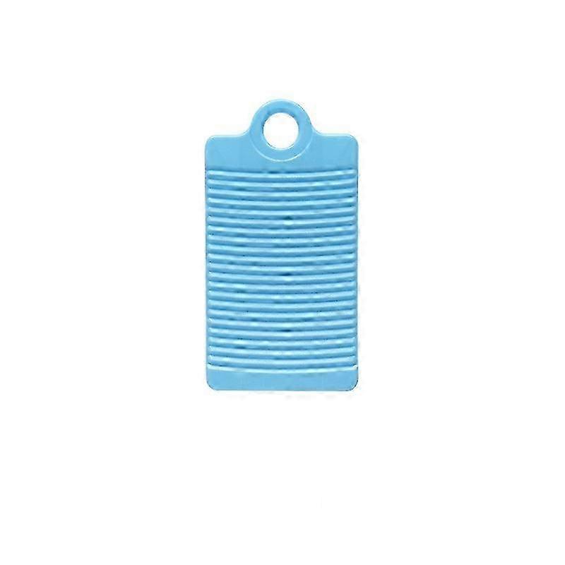 Hangable plastic non-slip washboard Clothes cleaning tool (blue) 1 pieces
